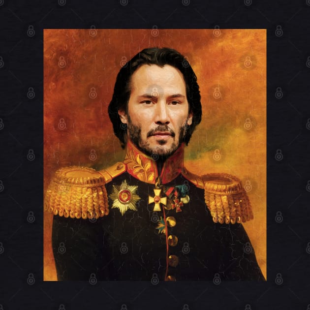 Keanu Reeves Old Portrait Painting by UselessRob